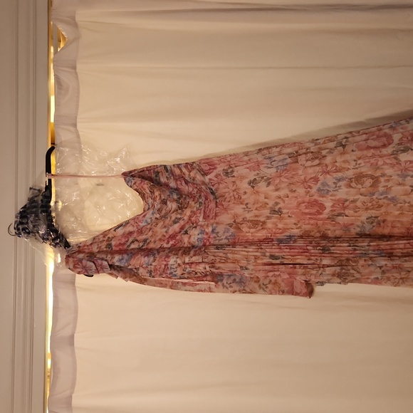 Alex Marie Floral One Shoulder Dress - Picture 5 of 5